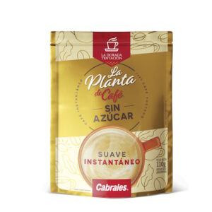 Café Instantáneo Suave Sin Azúcar “La Planta de Café” Doypack 110g
