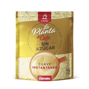 Café Instantáneo Suave Sin Azúcar “La Planta de Café” Doypack 160g
