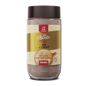 Café Instantáneo Suave Sin Azúcar “La Planta de Café” Frasco 170g
