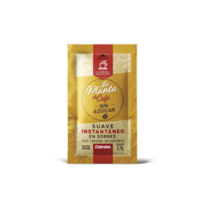 Café Instantáneo Suave Sin Azúcar “La Planta de Café” 36 Sobres 1,7g